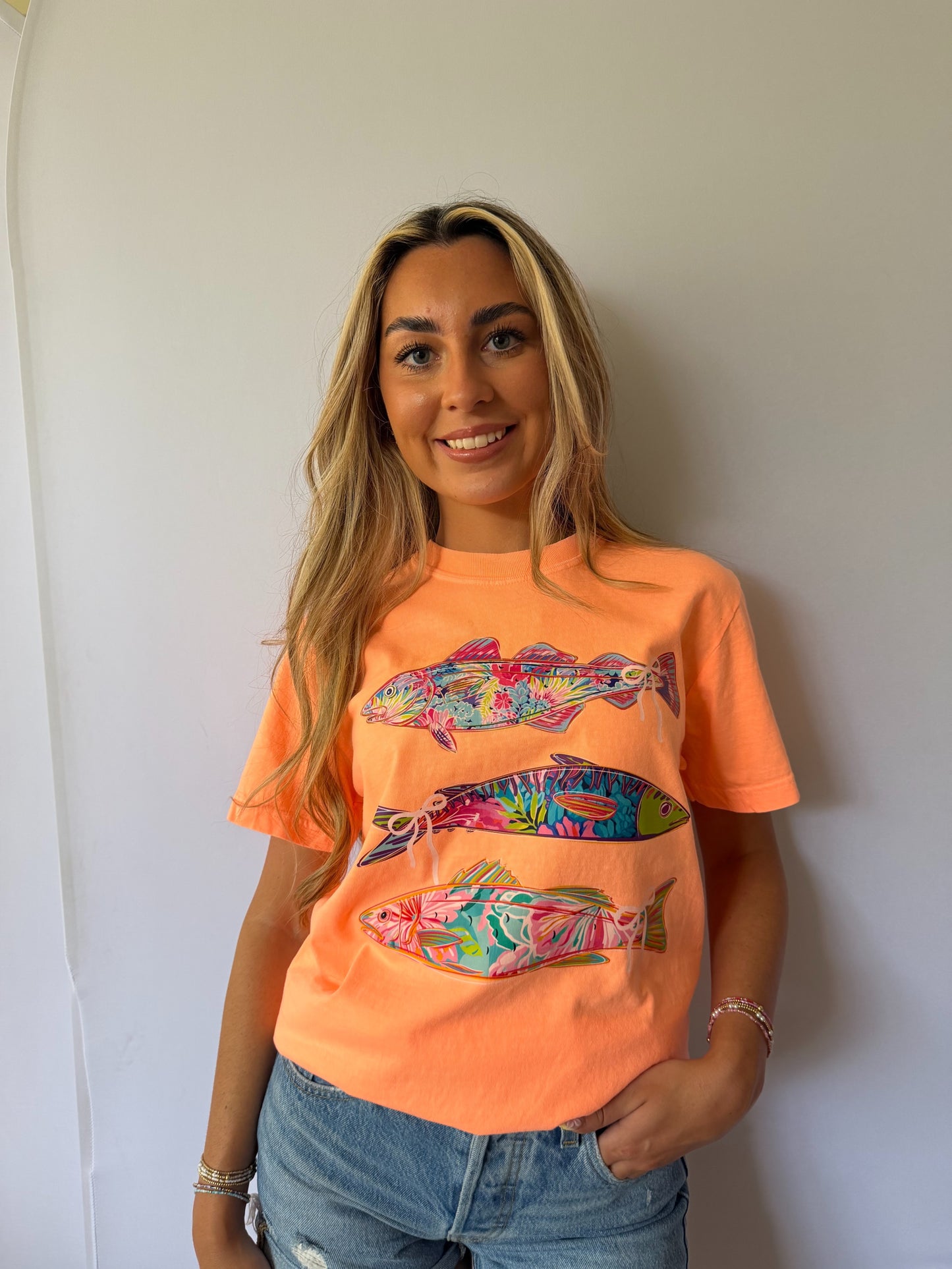 Fish with bows Tee