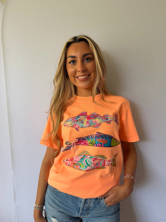 Fish with bows Tee
